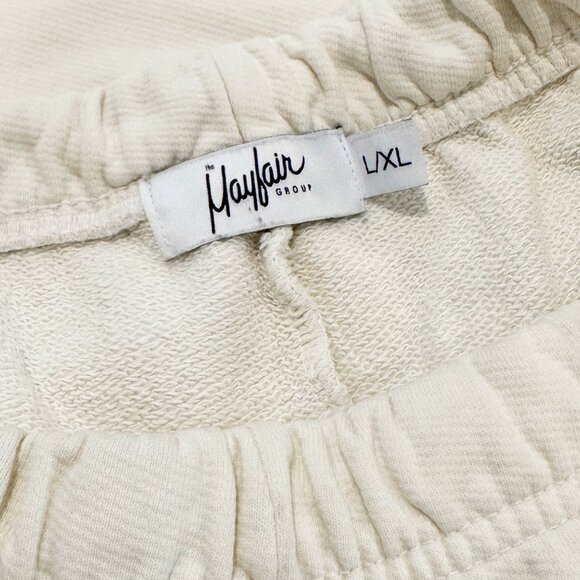 The Mayfair Group Just Be Fucking Kind Pull On Sweatshorts Loungewear Large/XL - Picture 6 of 8